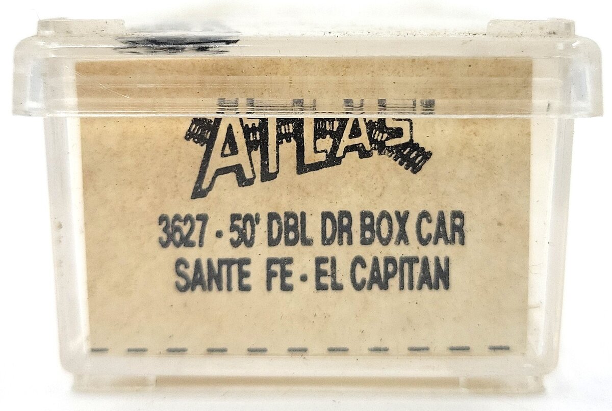Atlas 3627 N Scale ATSF 50' Double Door Boxcar #10799 LN/Box