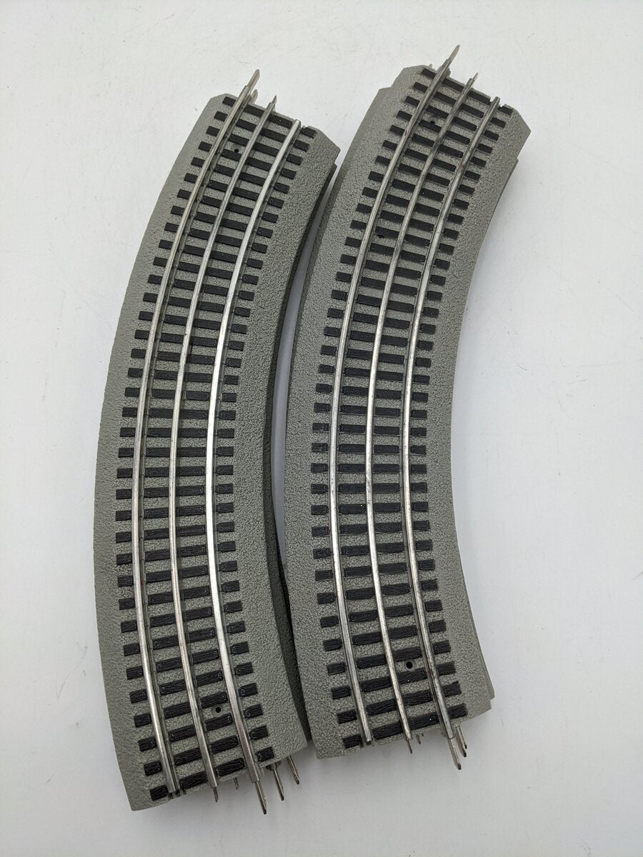Lionel 6-12015 FasTrack O36 45-Degree Curved Track (6) EX