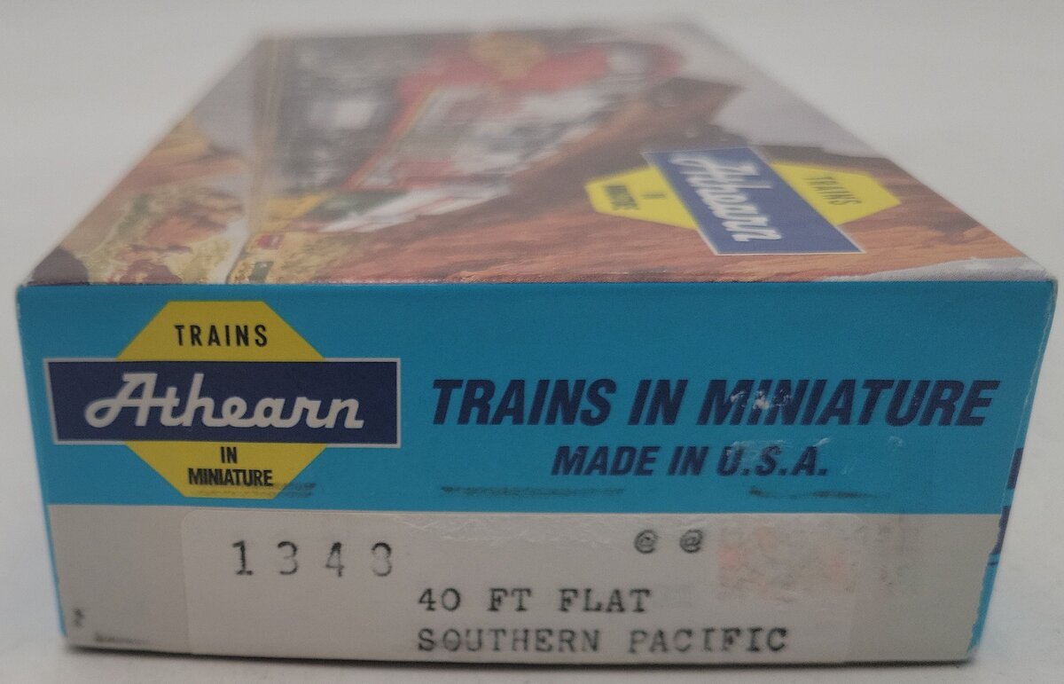 Athearn 1348 HO Scale 40' Southern Flat Car #116262 EX/Box