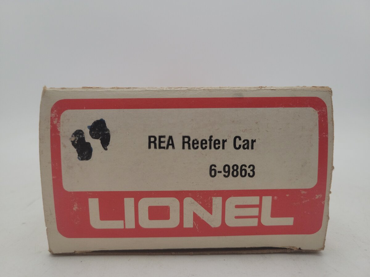 Lionel 6-9863 O Gauge REA Reefer Car #9863 VG/Box