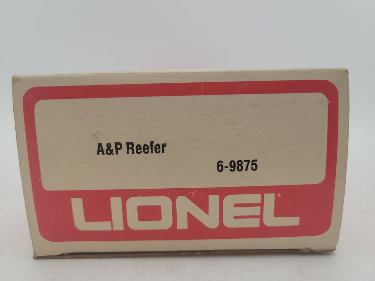 Lionel 6-9875 O Atlantic and Pacific Billboard Reefer Car #9875 VG/Box