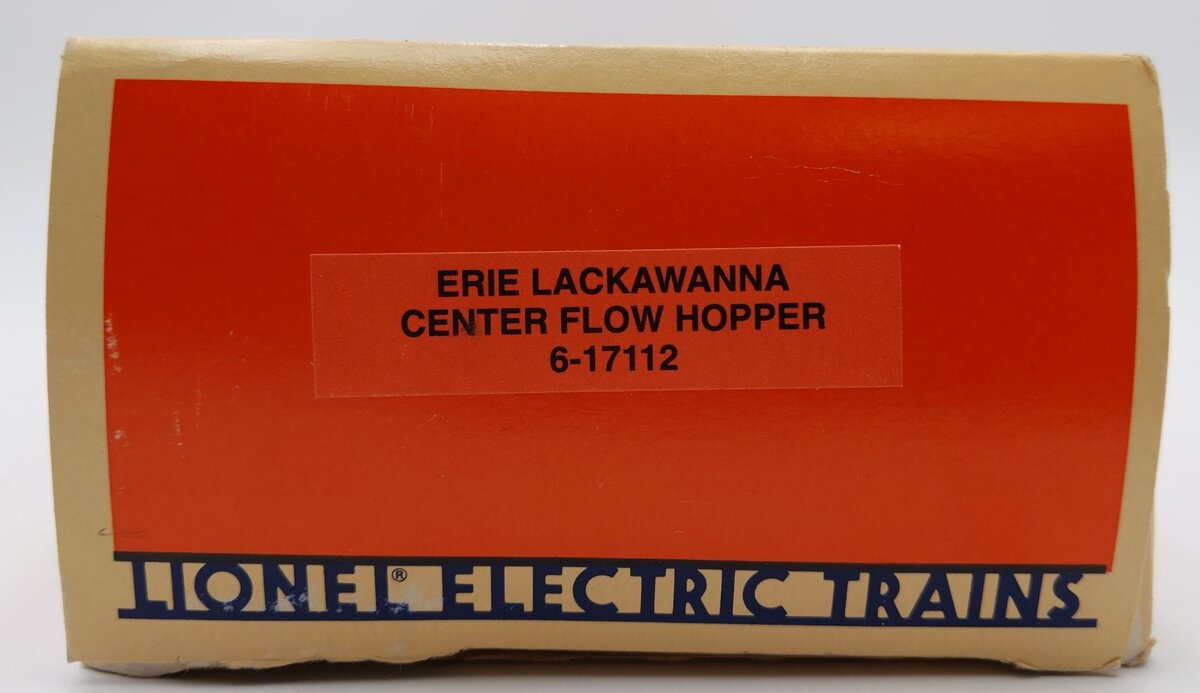 Lionel 6-17112 O Gauge Erie Lackawanna ACF Center Flow 3-Bay Hopper LN/Box