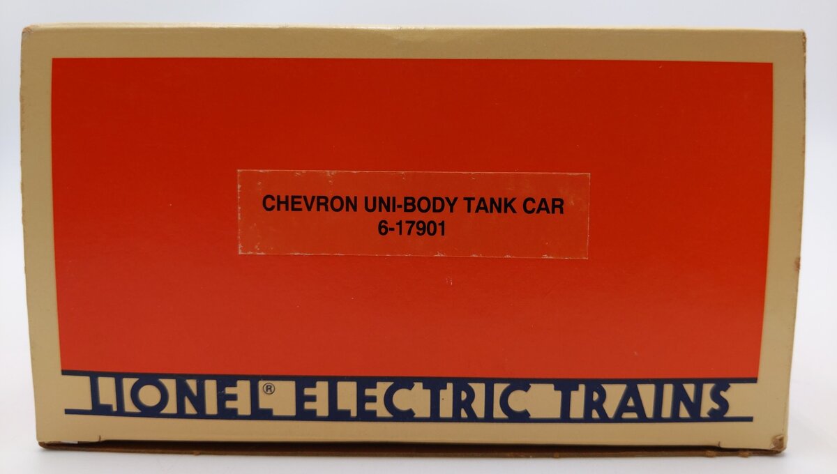 Lionel 6-17901 O Gauge Chevron Uni-body Tank Car LN/Box