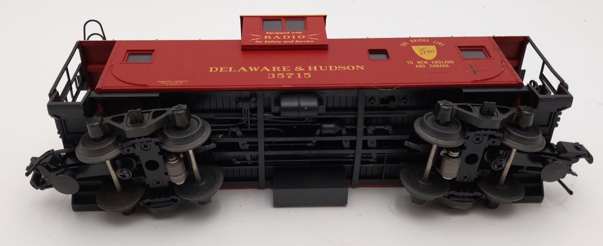 MTH 20-91029 O Gauge Delaware & Hudson Extended Vision Caboose EX