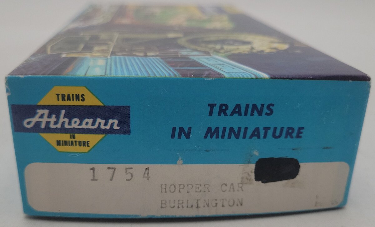 Athearn 1754 HO Scale Burlington Hopper Car #172700 EX/Box