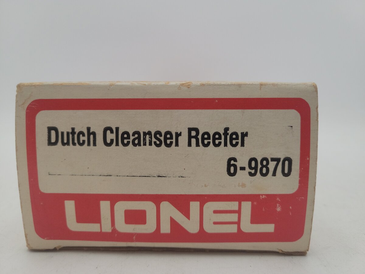 Lionel 6-9870 O Gauge Old Dutch Cleanser Billboard Reefer Car VG/Box