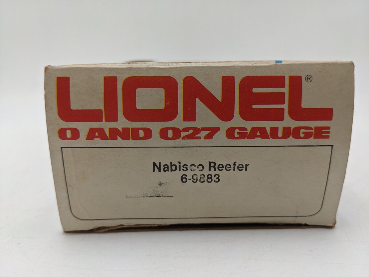 Lionel 6-9883 O Gauge Nabisco Oreo Billboard Reefer Car EX/Box