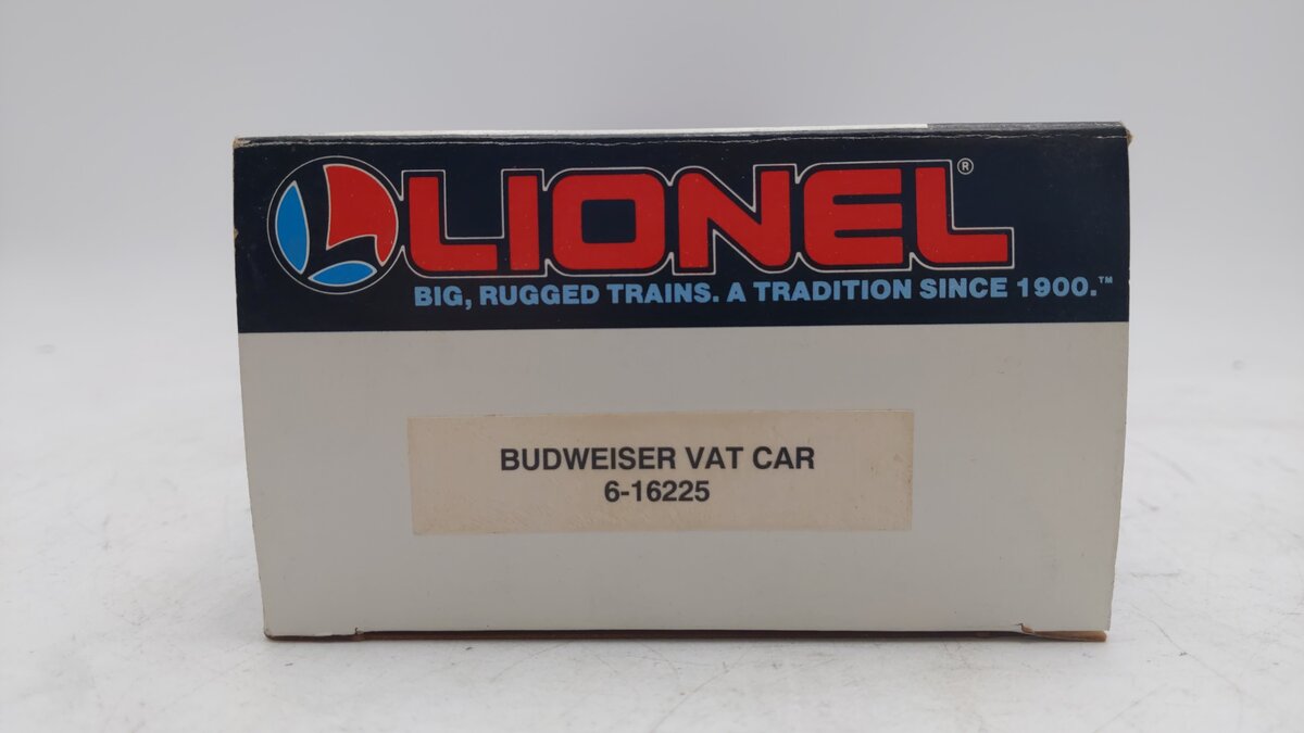 Lionel 6-16225 O Gauge Budweiser Vat Car #16225 EX/Box