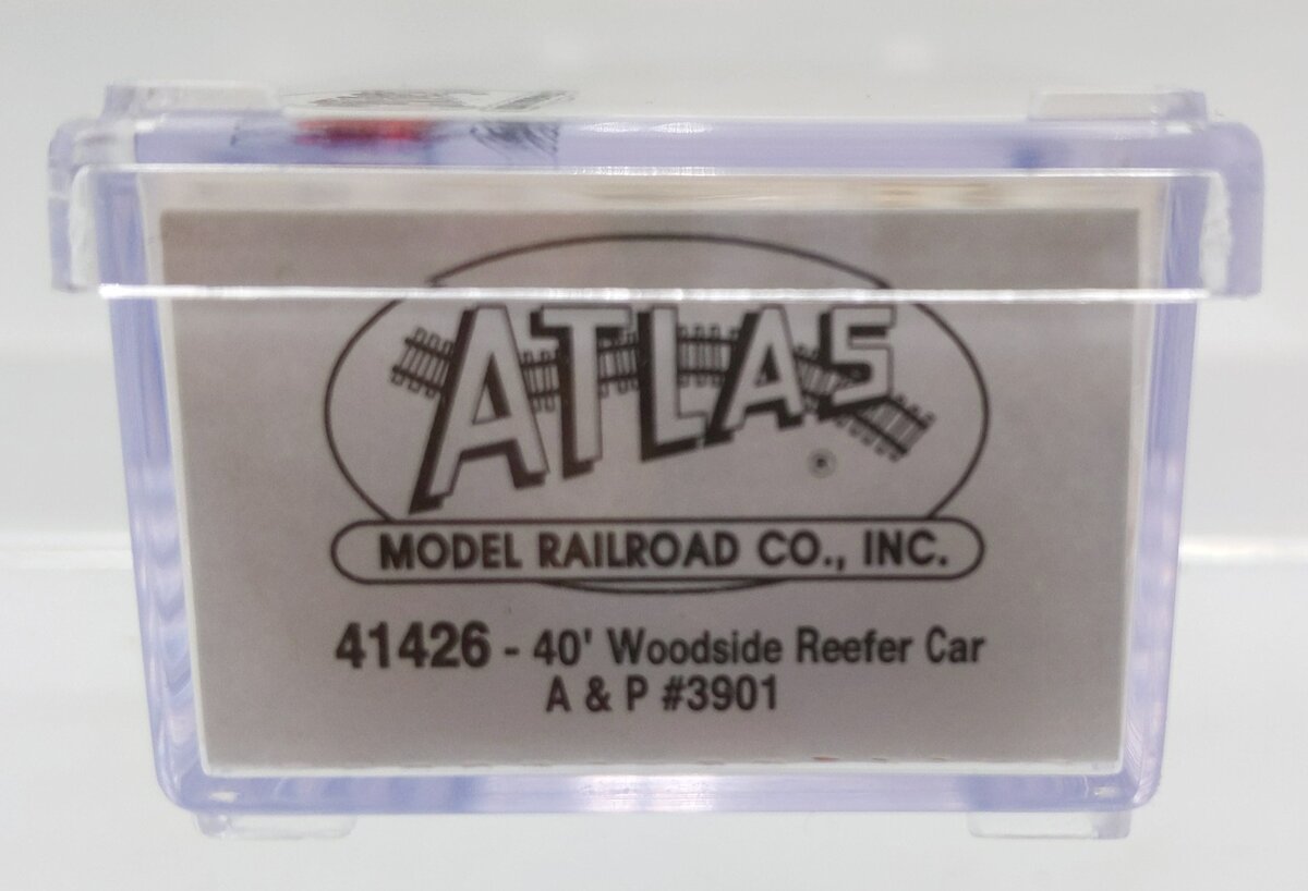 Atlas 41426 N Scale Atlantic & Pacific 40' Woodside Reefer #3901 NIB