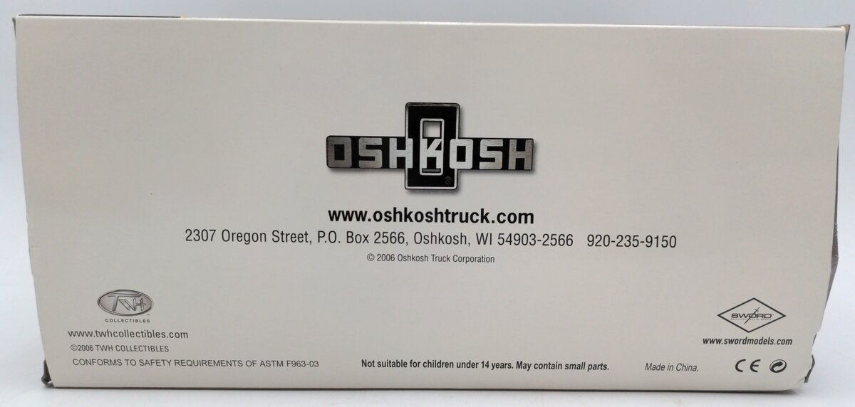 Oshkosh SW3004-Y 1:50 Scale Diecast P-Series Snow Plow NIB