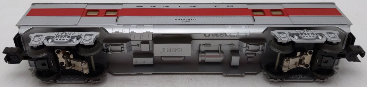 K-Line K3432 O Santa Fe 12.5 Streamliner Baggage Car #3432 EX