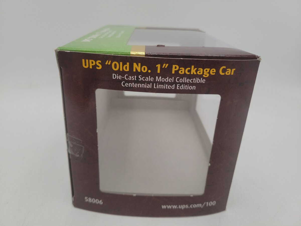 Norscot 58006 1:18 Scale Diecast UPS 1913 Ford Model T Old No 1 Package Car LN/Box