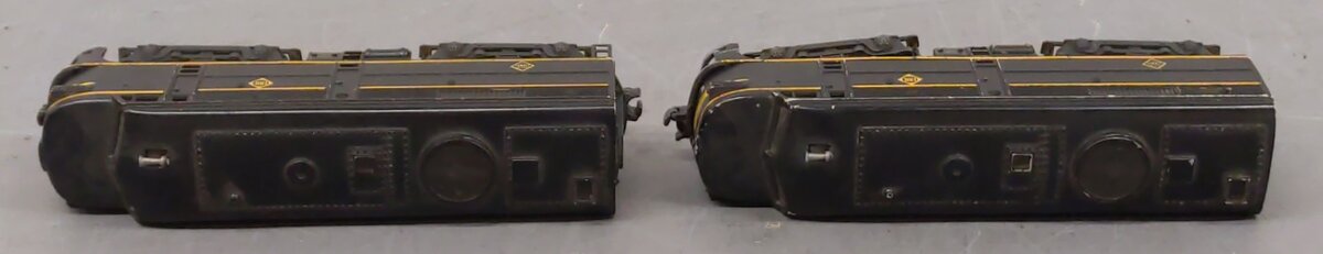 Lionel 2032 Vintage O Erie Alco AA Diesel Locomotive Set VG