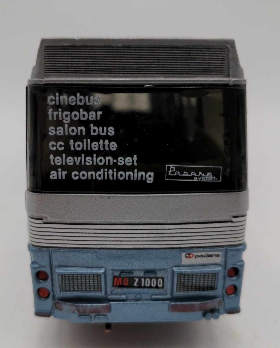 Old Cars 1:43 Scale Diecast FIAT Engine Padane Modello ZX Bus Coach VG