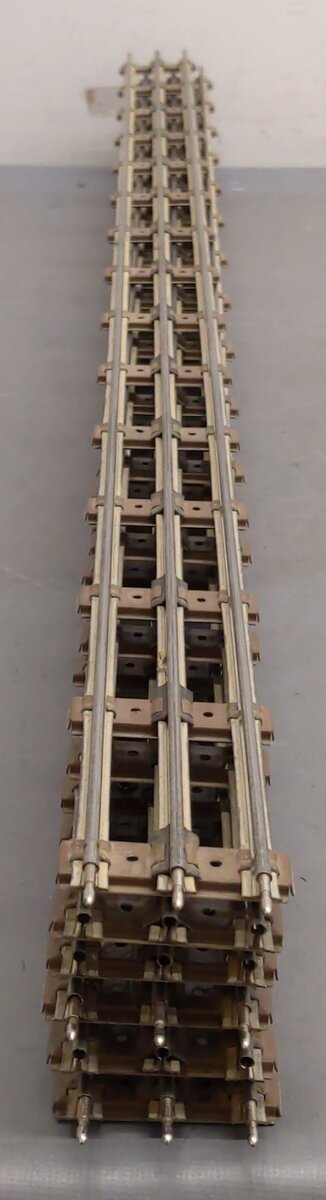 K-Line K-0256 O 36" Tubular O-27 Extra Long Straight Track Section (6) VG