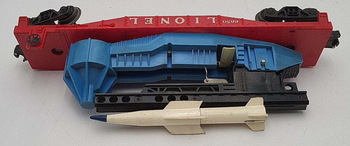 Lionel 6650 Vintage O IRBM Rocket Launcher VG