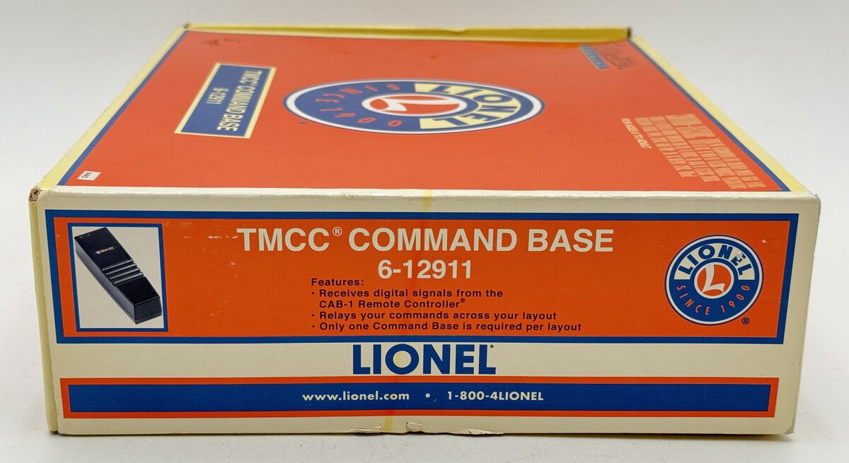 Lionel 6-12911 TMCC Trainmaster Command Base EX/Box