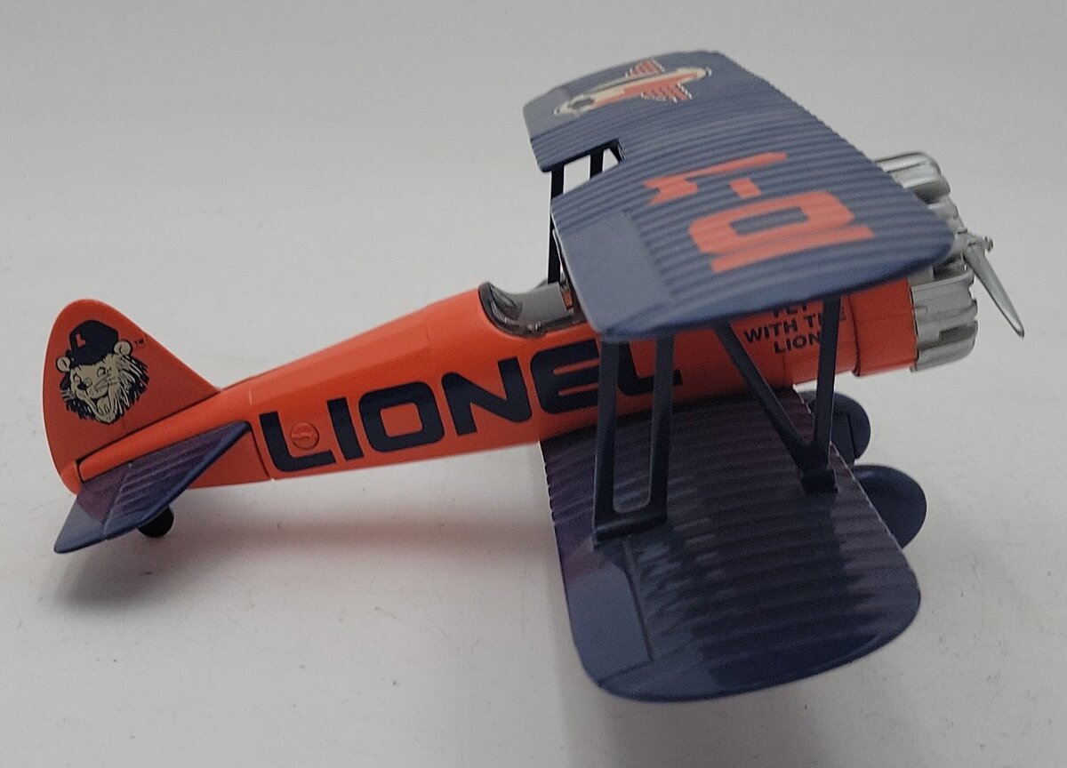 Lionel 291000 O Lionel Stearman Biplane Diecast Limited Edition EX