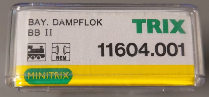 Trix 11604.001 N Scale Bavarian Class BB II 0-4-4-0T Tank Locomotive #2502 LN/Box