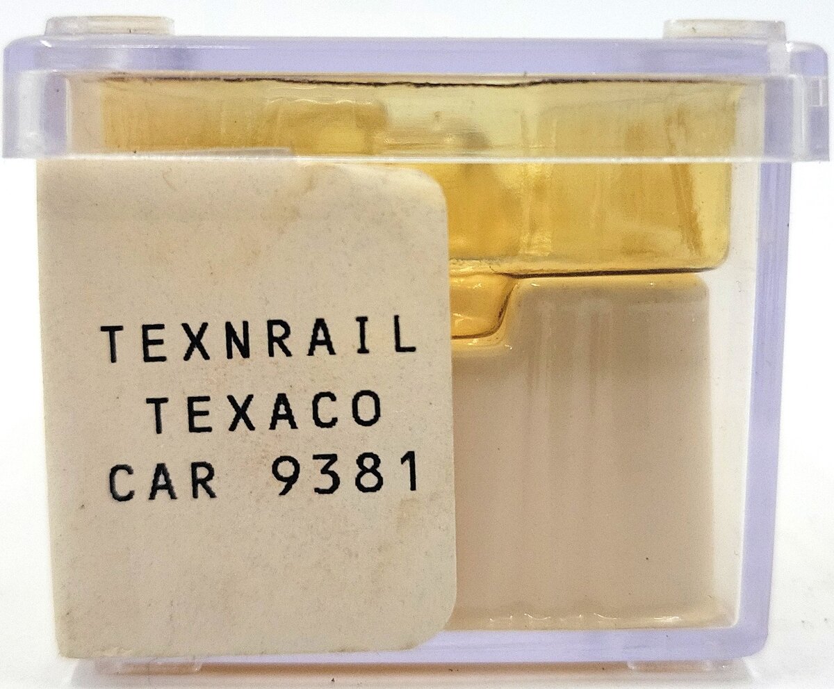Tex-N-Rails 9381 N Scale T.C.X Texaco Single Dome Tank Car LN/Box