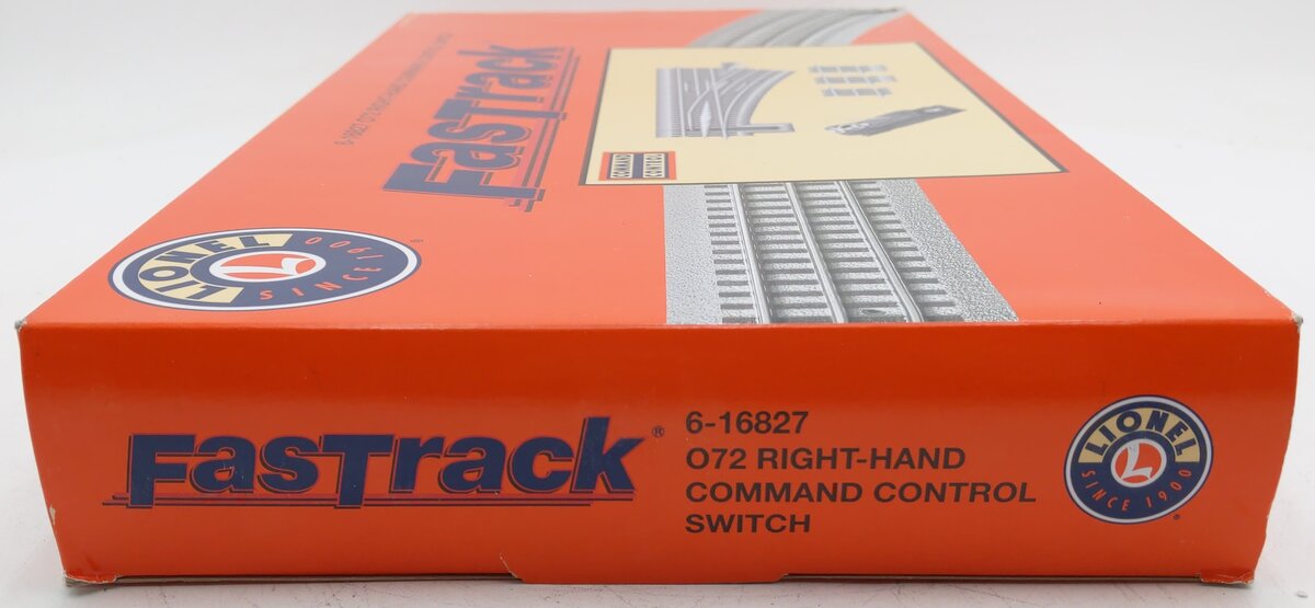 Lionel 6-16827 O72 FasTrack Command Control Right Hand Switch Turnout EX/Box