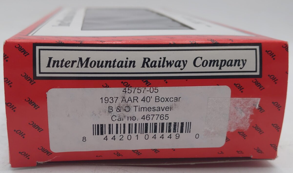 InterMountain 45757-05 HO Scale B&O Boxcar #467765 EX/Box