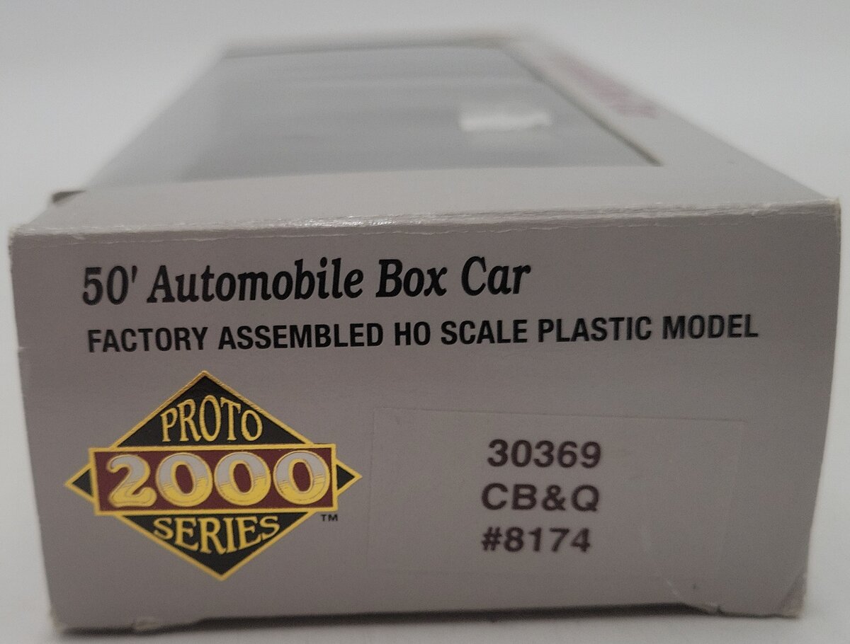Proto 2000 30369 HO CB&Q 50' Automobile Box Car #8174 EX/Box