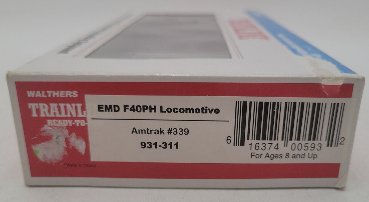 Walthers 931-311 HO Amtrak EMD F40PH Diesel Locomotive #339 EX/Box