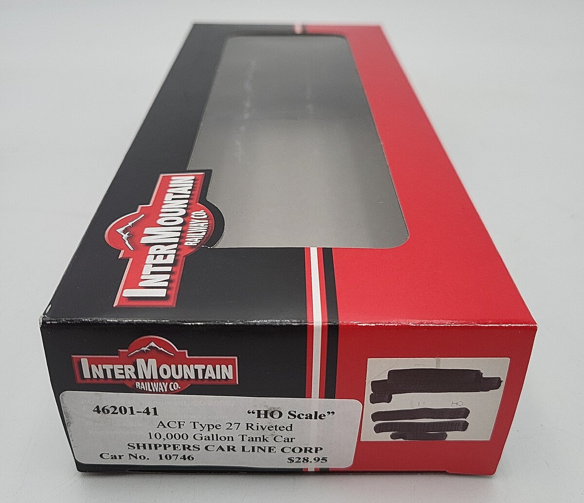 InterMountain 46201-43 HO Scale S.H.P.X ACF Type 27 Riveted Tank Car #10746 EX/Box