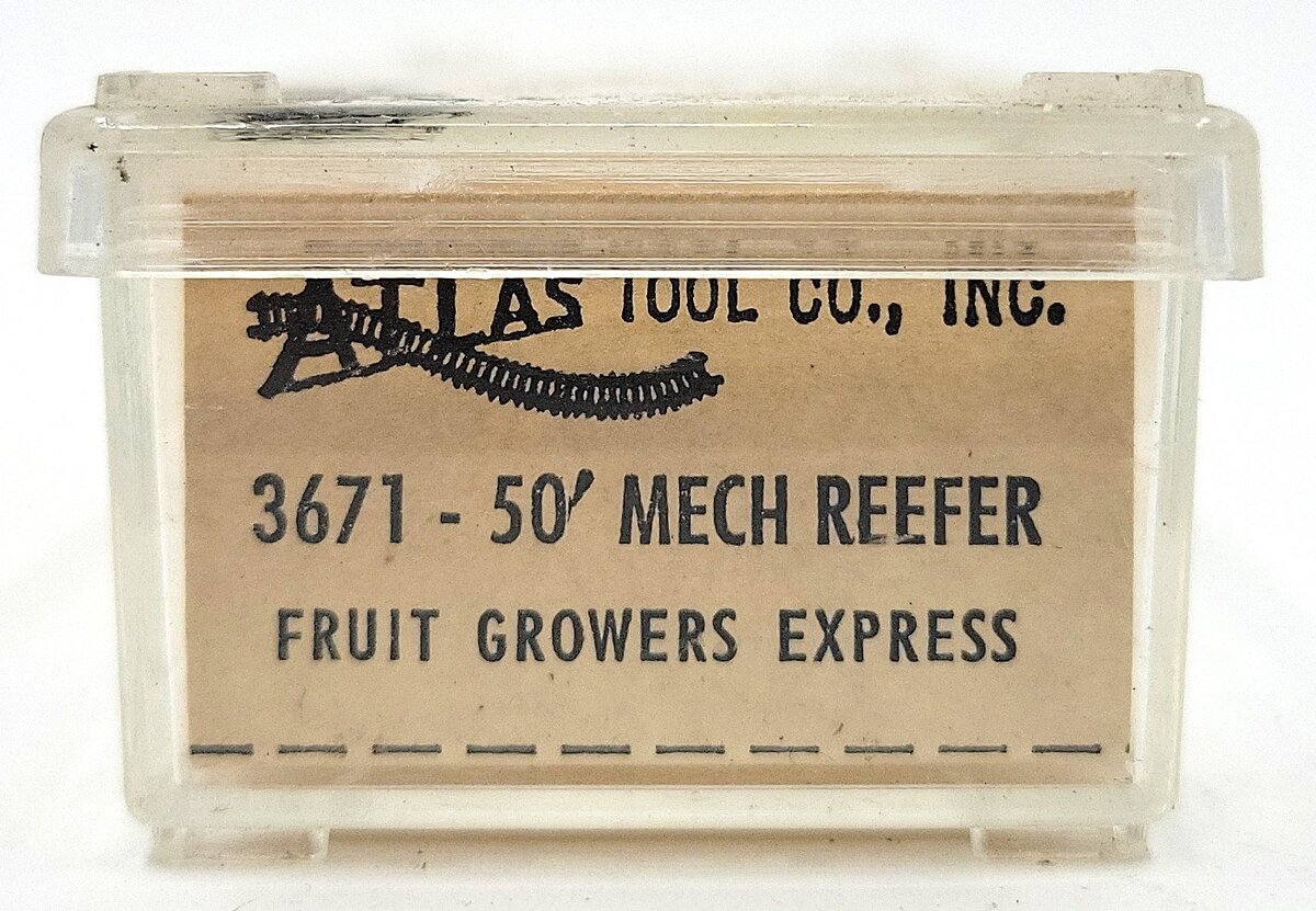 Atlas 3671 N Scale Fruit Growers Express 50' Mechanical Reefer #10000 LN/Box