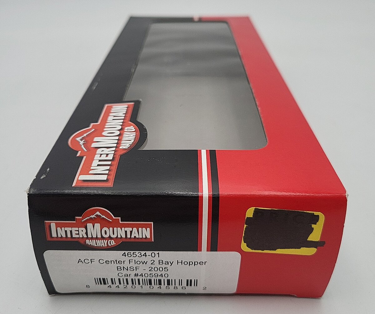 InterMountain 46534-11 HO BNSF ACF 2-Bay Center-Flow Covered Hopper #405940 LN/Box