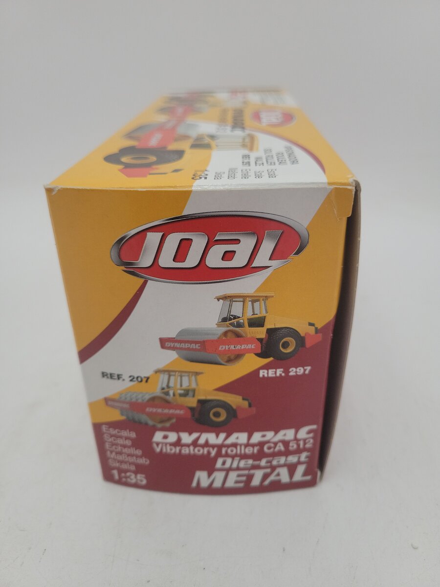 Joal 207 1:35 Scale Dynapac CA512 Roller Padfoot Drum Diecast Metal EX/Box