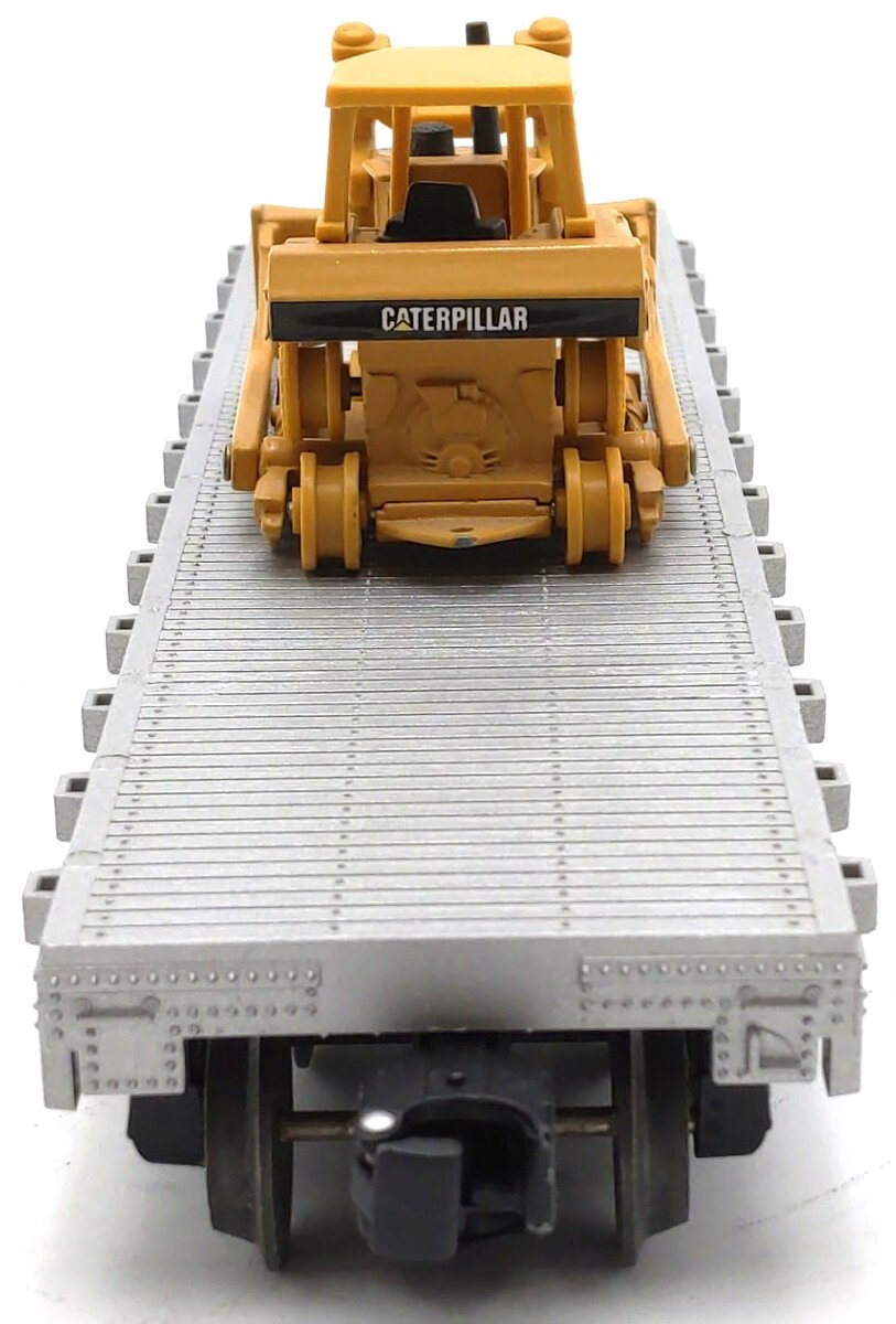 Lionel 6-17517 O Gauge Western Pacific Flatcar #9823 w/Caterpillar Bulldozer LN