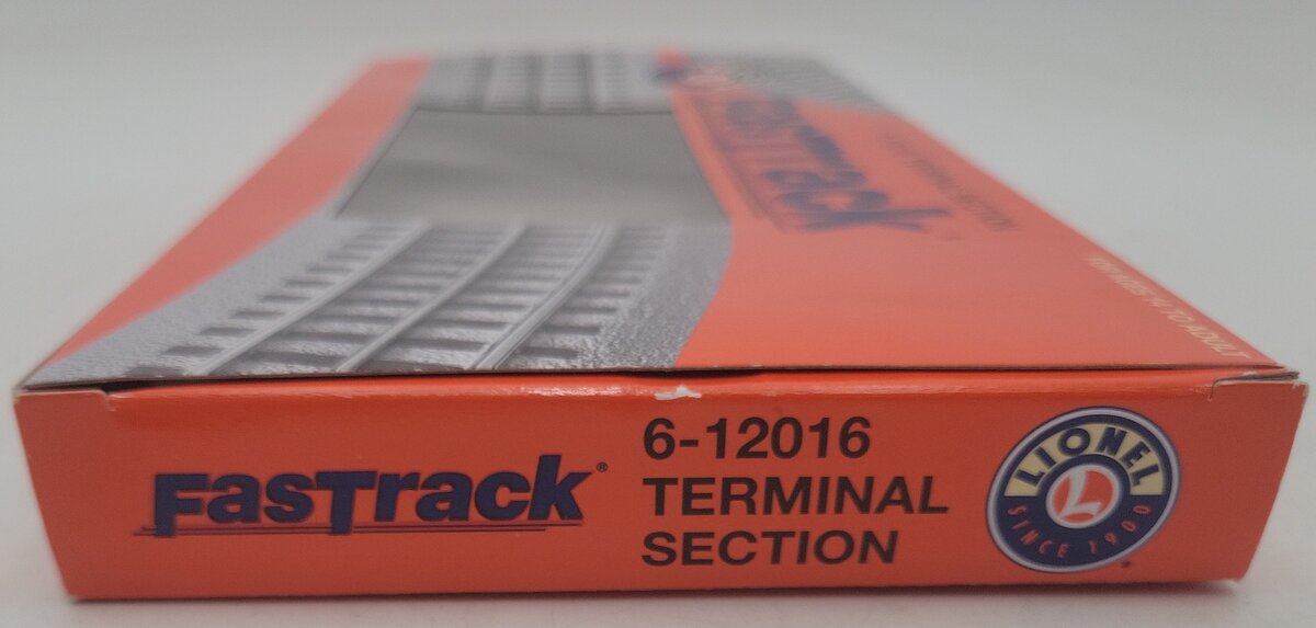 Lionel 6-12016 O 10" Terminal FasTrack Section Single Piece LN/Box