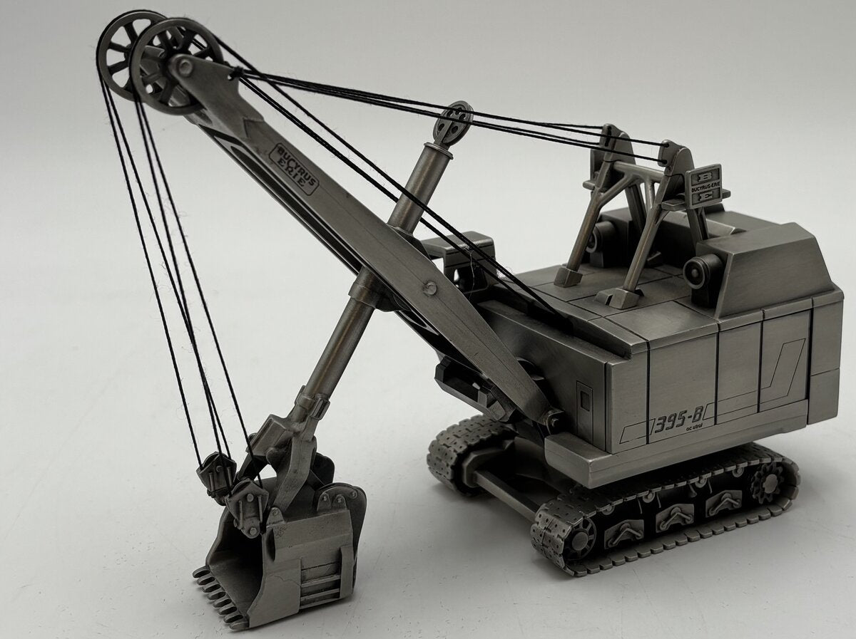 Precision Pewter-Craft Bucyrus-Erie 395-B Tracked Crane Desktop Display LN