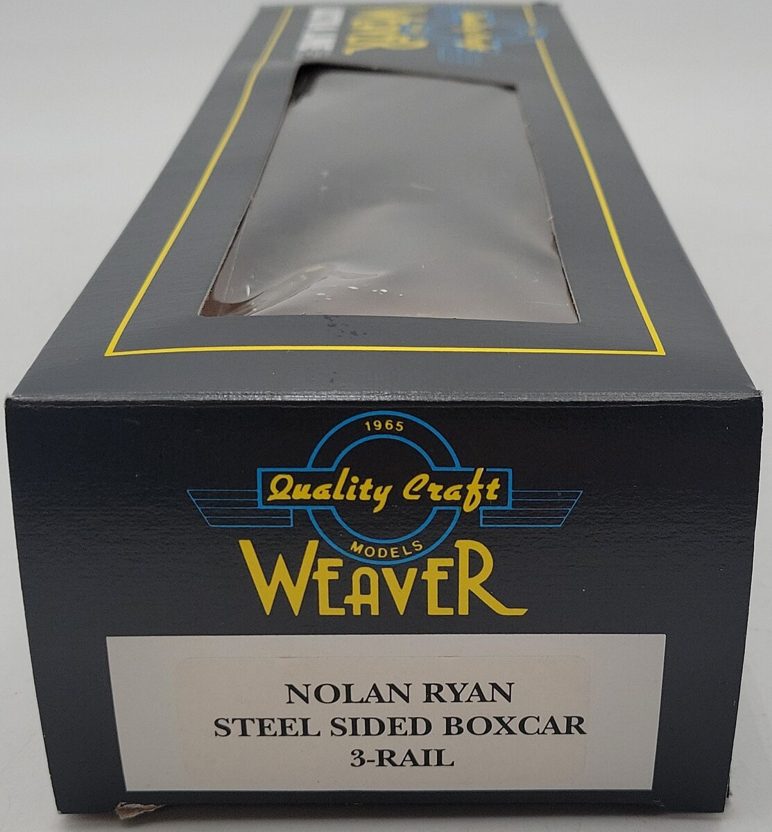 Weaver O Gauge Nolan Ryan Steel Sided Boxcar NIB