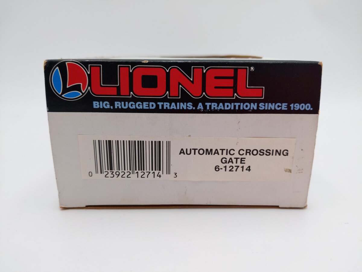 Lionel 6-12714 O/O27 Gauge Automatic Crossing Gate LN/Box