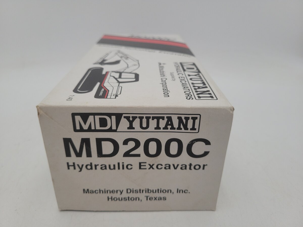 Modeling UI MD200C 1:40 Scale Mitsubishi MDI Yutani Hydraulic Excavator Diecast EX/Box