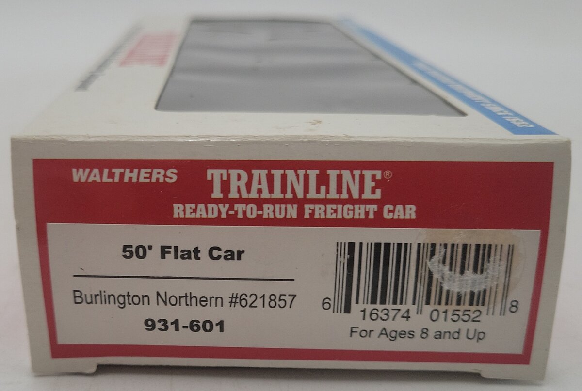 Walthers 931-601 HO Burlington Northern 50' Steel Flatcar W/Custom Load EX/Box