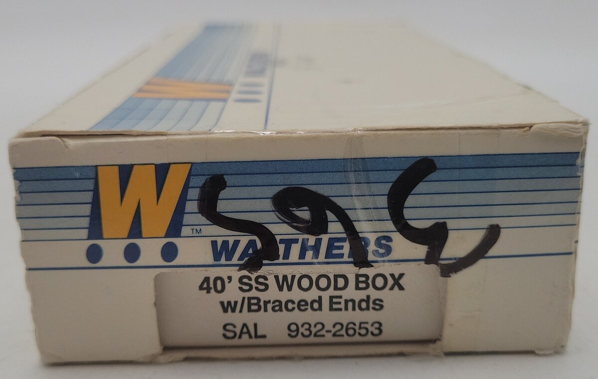 Walthers 932-2653 HO Scale Southern Pacific Flatcar #23507 W/ Wood & Braces EX/Box