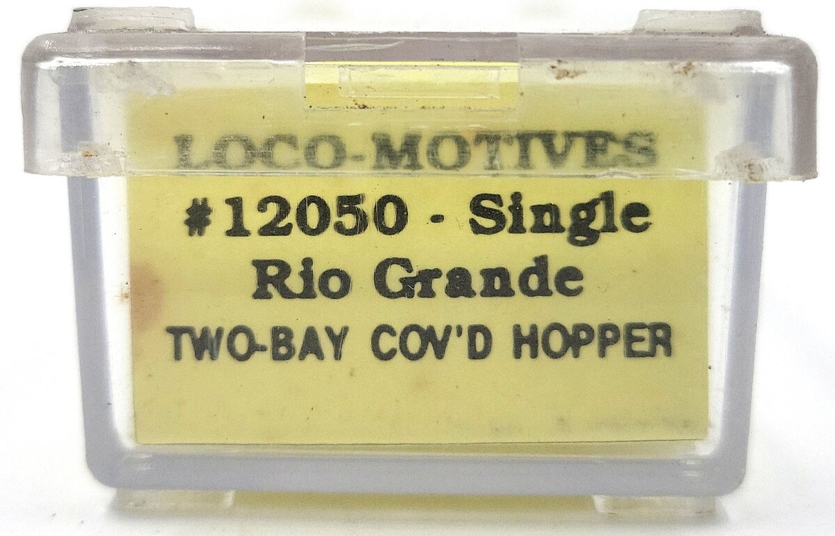 Loco-Motives 12050 N Scale Rio Grande 2-Bay Covered Hopper #18400 LN/Box