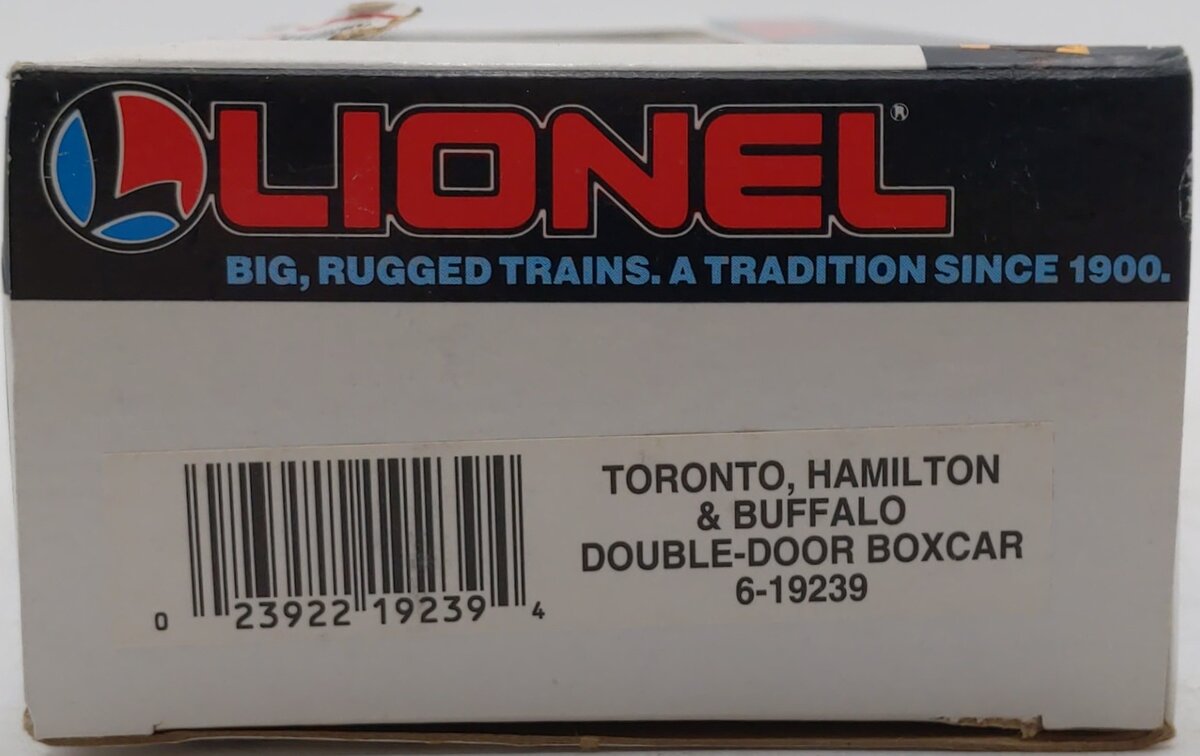 Lionel 6-19239 O Gauge Toronto, Hamilton, & Buffalo Double-Door Boxcar LN/Box