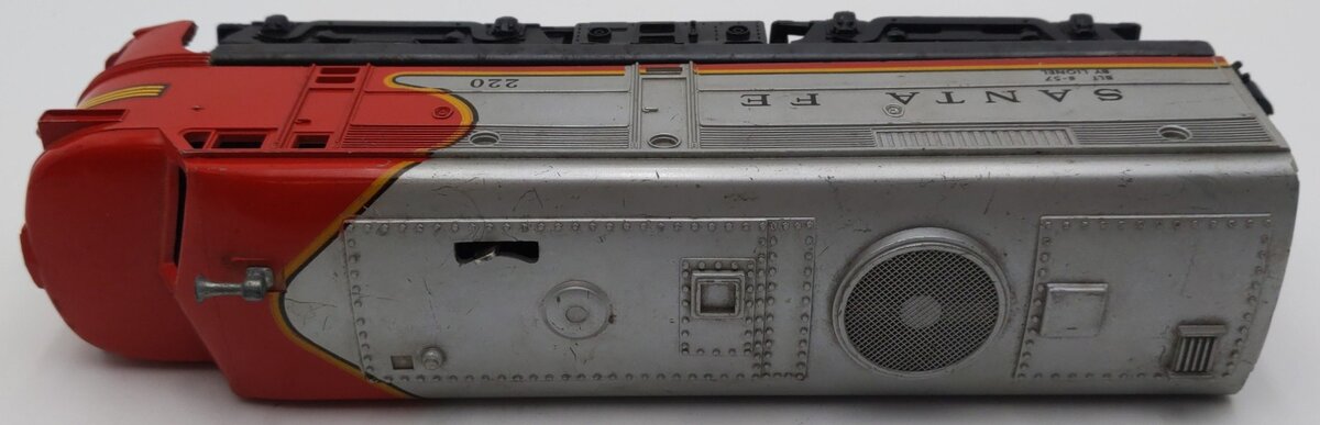 Lionel 220 Vintage O Santa Fe Powered Diesel Locomotive VG