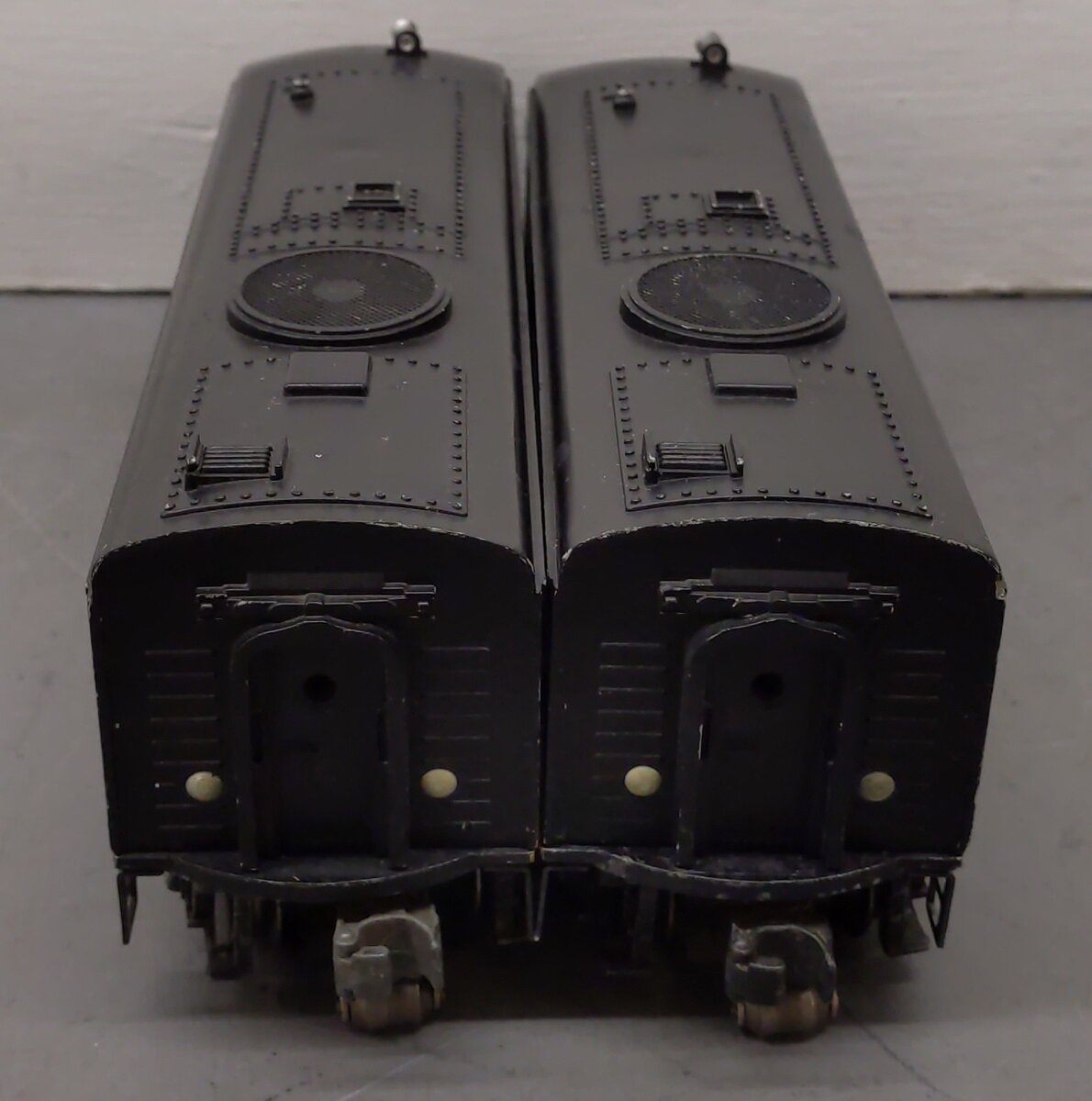 Lionel 2032 Vintage O Gauge Erie Alco AA Diesel Locomotive Set VG