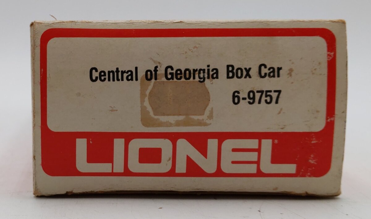 Lionel 6-9757 O Gauge Central of Georgia Boxcar LN/Box