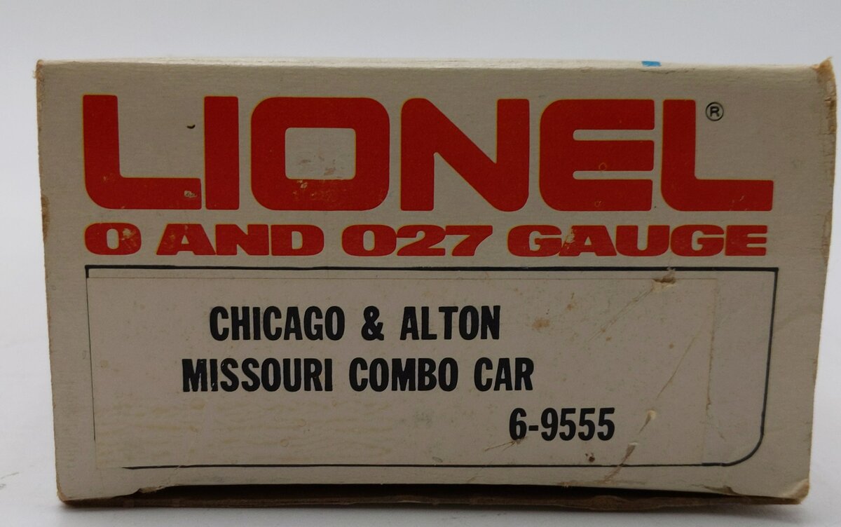 Lionel 6-9555 O Gauge Chicago & Alton "Missouri" Combination Car LN/Box