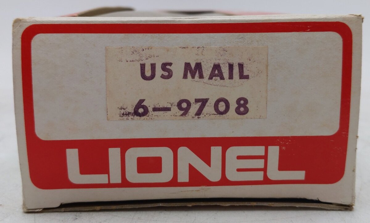 Lionel 6-9708 O Gauge United States Mail Boxcar VG/Box