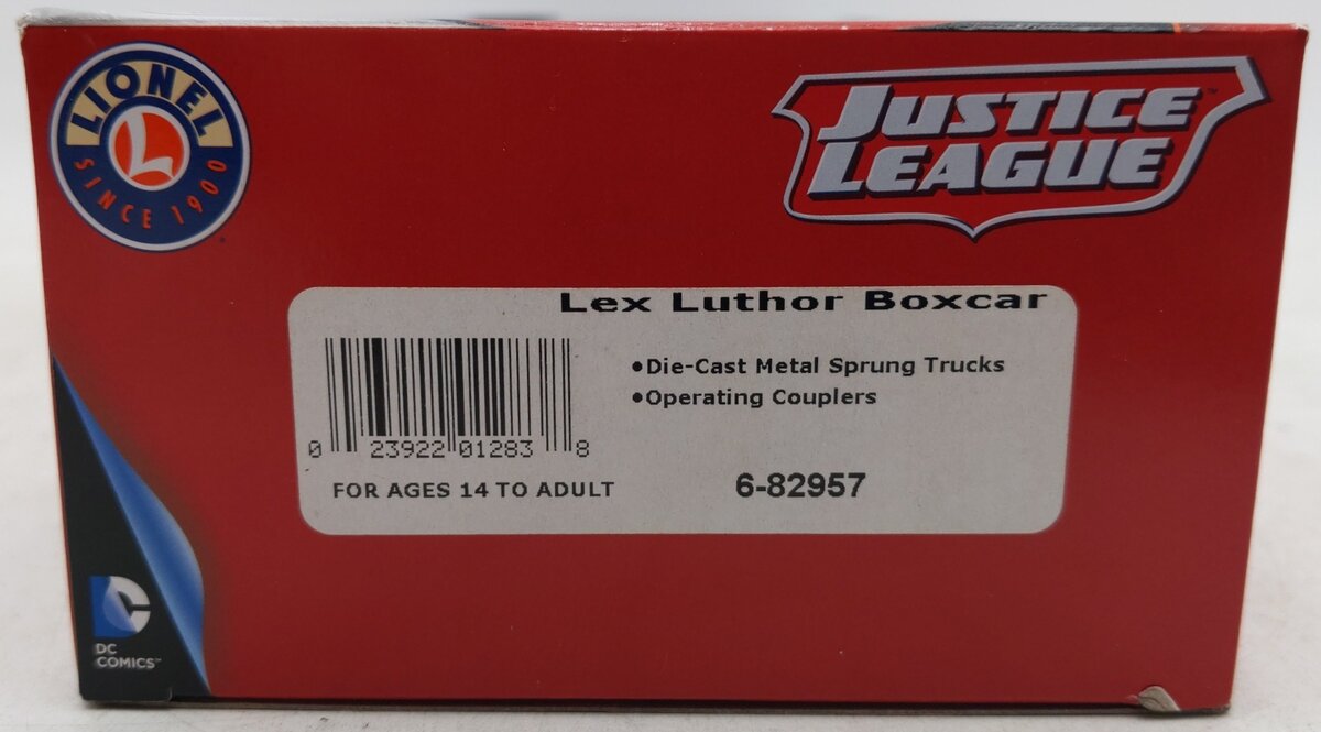 Lionel 6-82957 Justice League - Lex Luthor Boxcar EX/Box