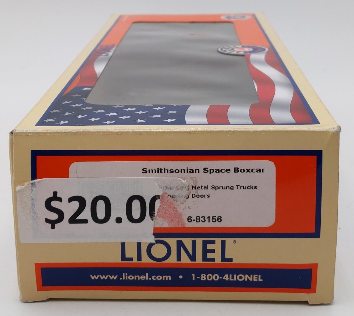 Lionel 6-83155 O Gauge Smithsonian Flight Boxcar LN
