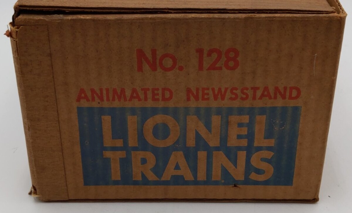 Lionel 128 Vintage O Animated Newsstand VG/Box